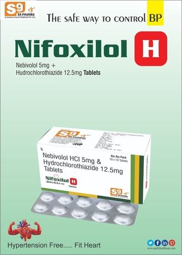 Tablet Nebivolol Hydrochloride 5mg + Hydrochlorothiazide 12.5mg