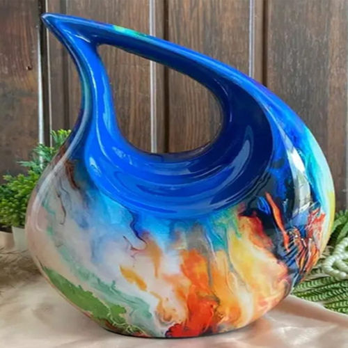 Different Available Designer Cremation Teardrop Urn