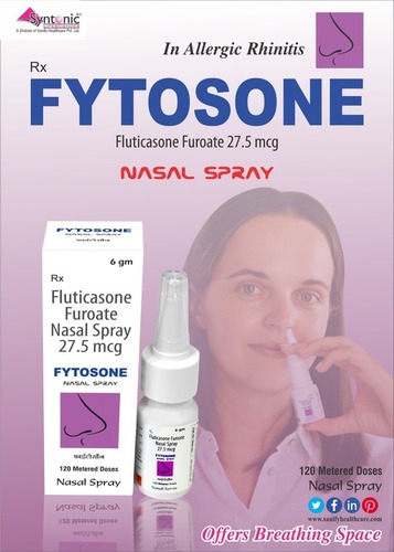 Nasal Spray Fluticasone Furoate 120mt dose (Each Spray Deliver 27.5mcg)