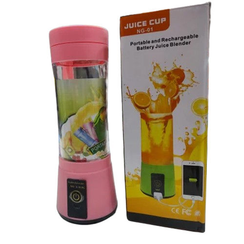 Pink Rechargeable Juice Blender