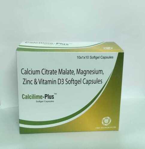 Calcilime Plus (Calcium, Vitamin D3, Magnesium & Zinc Cap - Drug Type: General Medicines