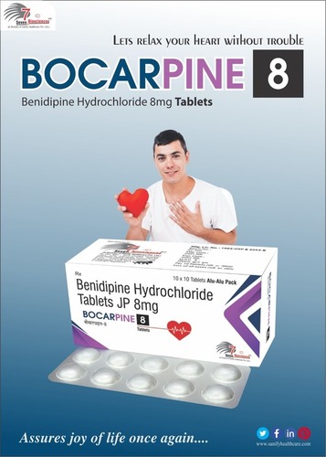 Tablet Benidipine Hydrochloride 8mg