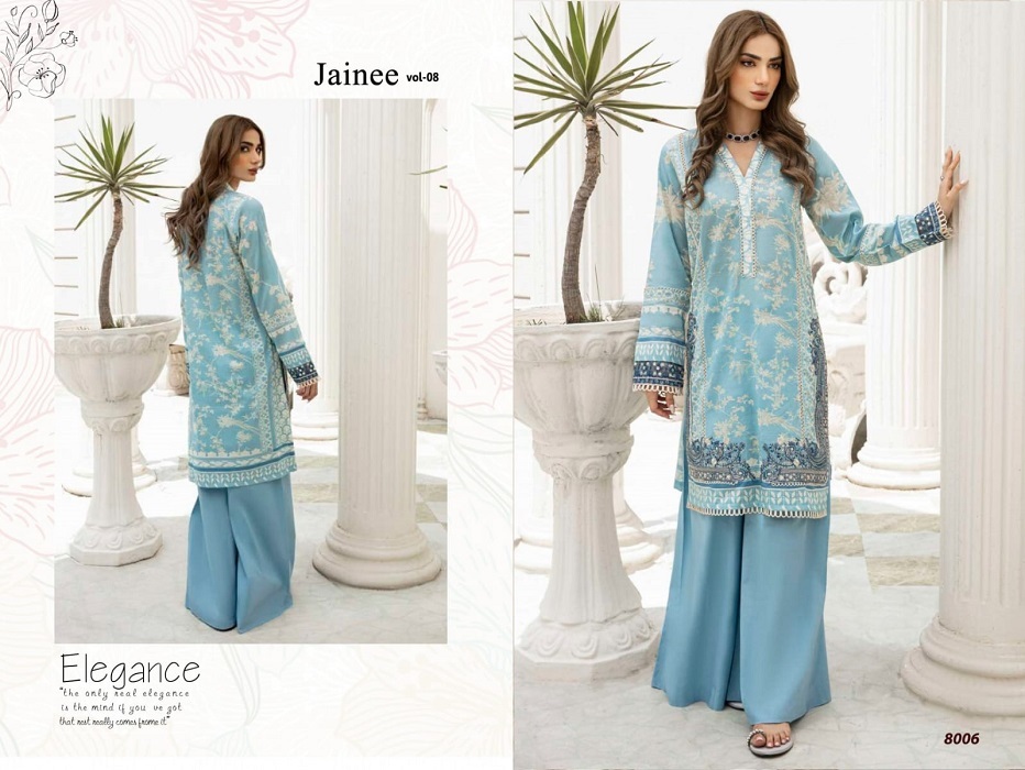 Jaine Agha Noor Vol-8 -Dress Material