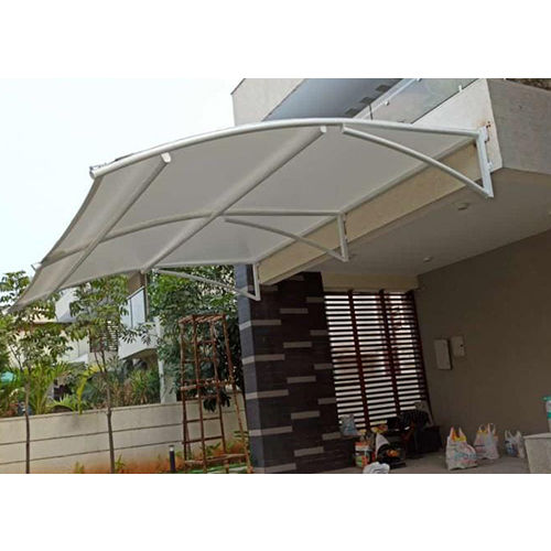 White Tensile Canopy Structure