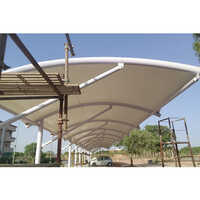 Paint Coated Dome Tensile Car Shed