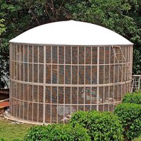 Industrial Tank Dome Structure - Color: White