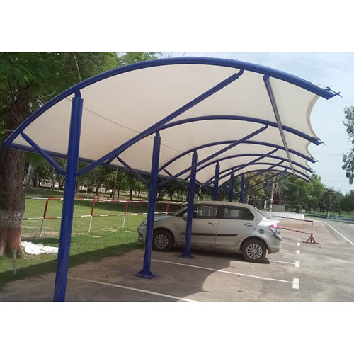 Frp Car Parking Shed Structure at 360.00 INR in Mirganj | S A Tensile ...