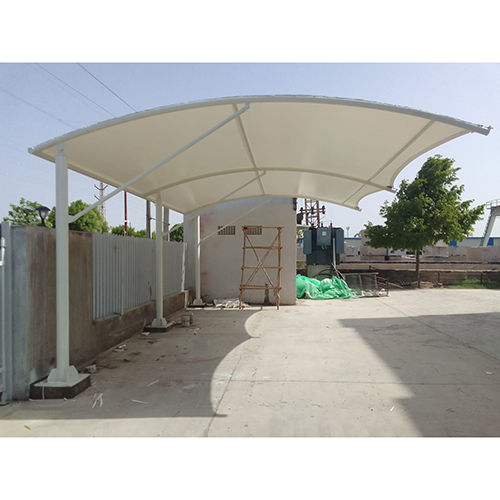 PVC Modular Car Parking Shed