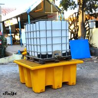 IBCP-161676 1300L IBC Spill Containment Pallet Heavy Duty Chemical & Liquid Spill Control Pallet