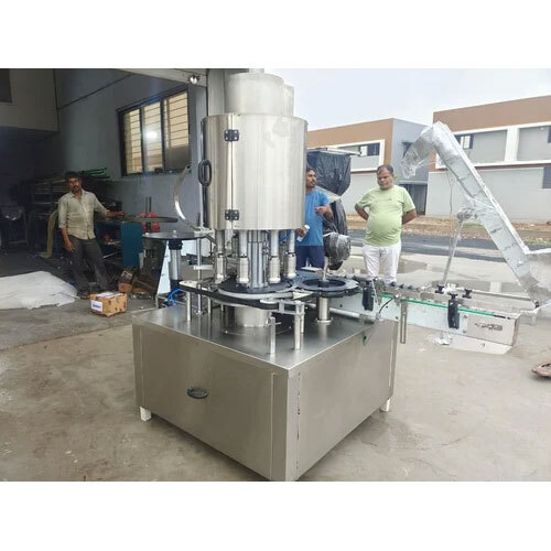 Automatic 8 head pick and place capping machine