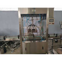 Silver Automatic Servo Based Eight Head Jar Filling Machine