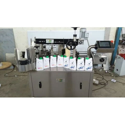 Automatic Flat Bottle Labelling Machine