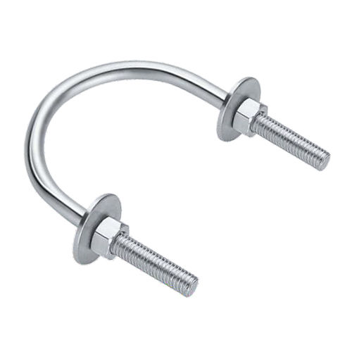 Metal 2 Inch U Clamp With Washer And Nut