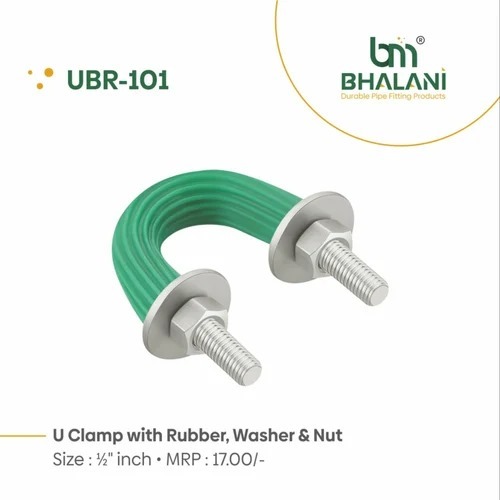 1'' To 6'' U Bolt With Rubber-Washer And Nut