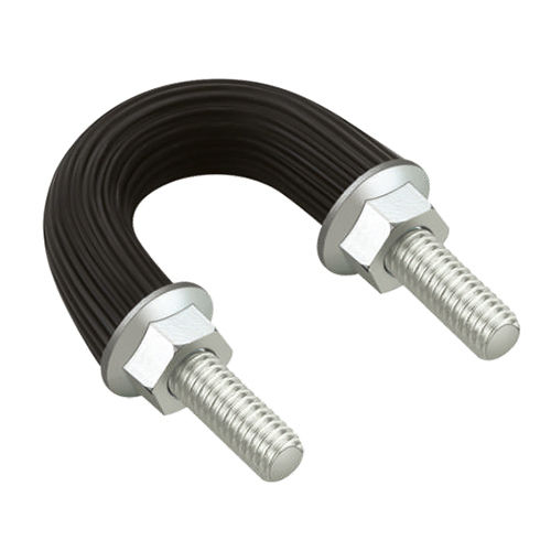 Metal 1-2 Inch U Clamp With Epdm Rubber And Washer Nut