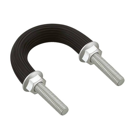3-4 Inch U Clamp With EPDM Rubber And Washer Nut