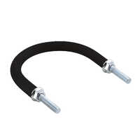 EPDM रबर और वॉशर नट के साथ 2 1-2 इंच यू क्लैंप