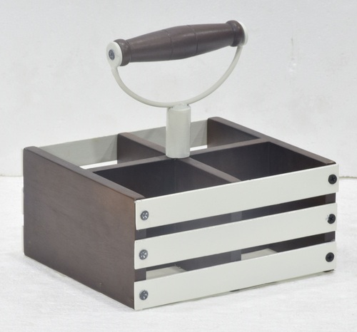 8 Inch Wooden cutlery Holder