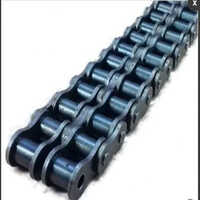 Industrial Roller Chain - Stainless Steel, Different Sizes Available - Black, Ideal For Industrial Usage