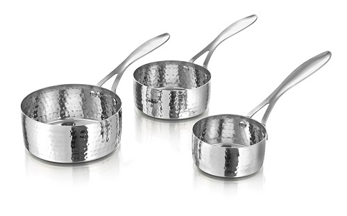 SS Sauce pan with Steel handle