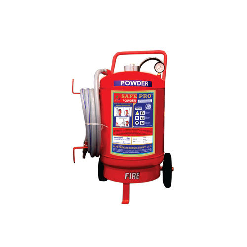 Iron / Steel 50 Kg Dry Chemical Powder Abc Type Wheeled Fire Extinguisher