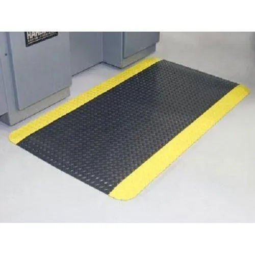 Black Electrical Rubber Mat