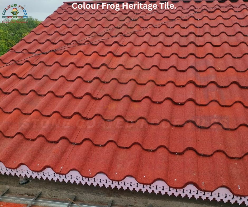 पत्थर लेपित छत टाइलें