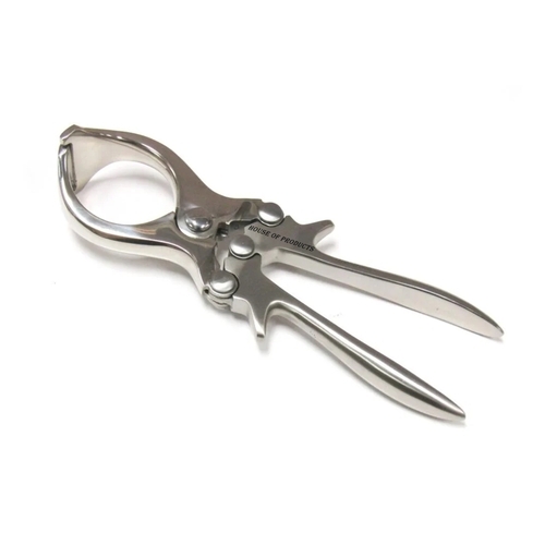 Castrator - Stainless Steel, Silver Color | Ideal for Veterinary Use in Hospitals