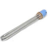 Oil Immersion Heater - Stainless Steel, Standard Size, Silver Finish | 1-year Warranty, Efficient Heating For Oils And Viscous Fluids