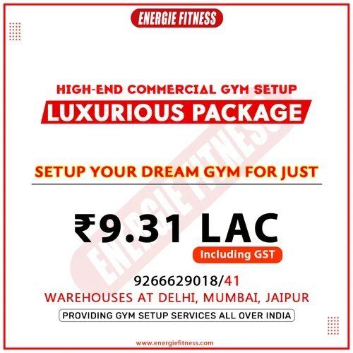 Best Quality Complete Gym Setup Package At Just 9.31 Lacs