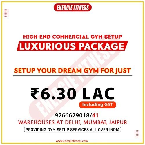 Luxury Commercial Gym Setup in Gujrat At under 630000