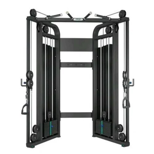 High Quality Commercial Functional Trainer ETB-17 - Steel Frame 3mm, 50x100mm Tubing | Dual 200kg Weight Stacks, Adjustable Pulleys, Low Noise