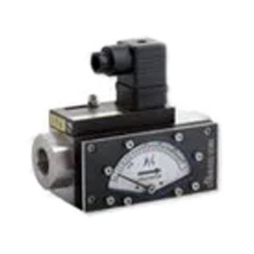 Piston Type Flow Switch With Dial Indicator - Color: Black /Green