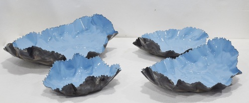 Metal Decorative Leaf Items Set