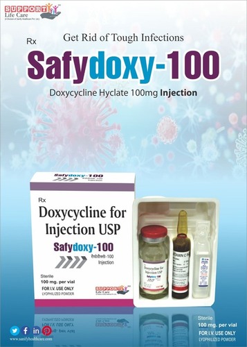 Injection Doxycycline 100 MG + Vitamin C /INJ