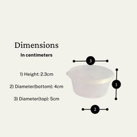 50ml Round Dip Box ( Transparent / Black )