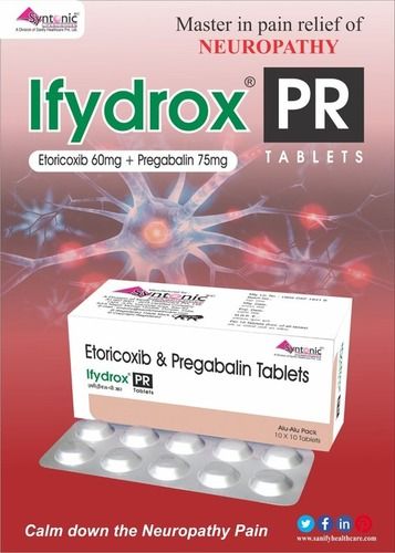 Tablet Etoricoxib 60mg + Pregabalin 75mg