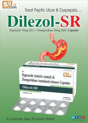 Capsule Ilaprazole 10mg + Domperisone 30mg SR