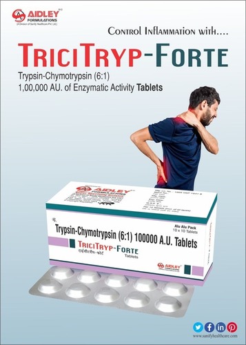 Tablet Trypsin Chymotrypsin 100000 a.u.
