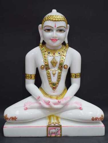 Marble Jain Mahaveer Statue