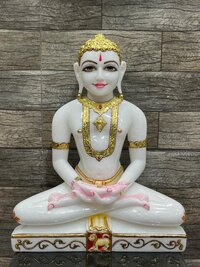 Marble Jain Mahaveer Statue