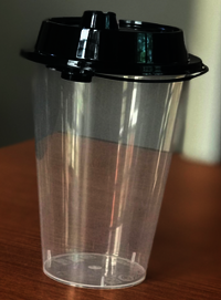 350ML Shaker Glass With Lid