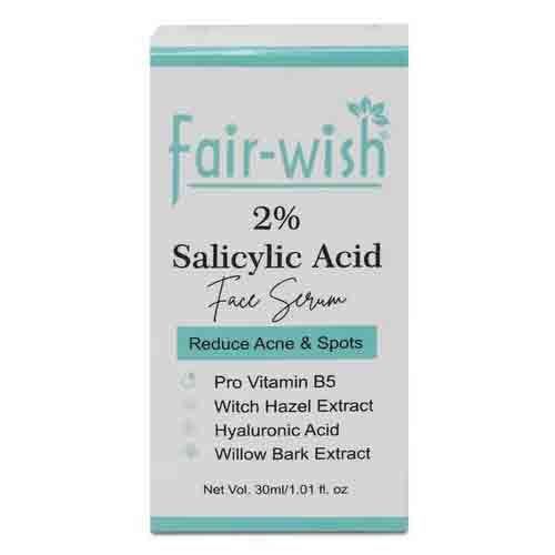 2% Salicylic Acid & Pro Vit B5 Face Serum To Reduce Acne & Dark Spots Ingredients: Minerals