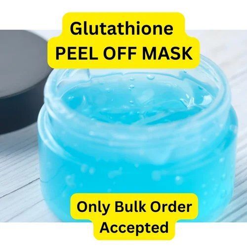 Peel Off Mask For Glowing Skin With Power Of Glutathione .Paraben & Sulfate Free Color Code: Blue