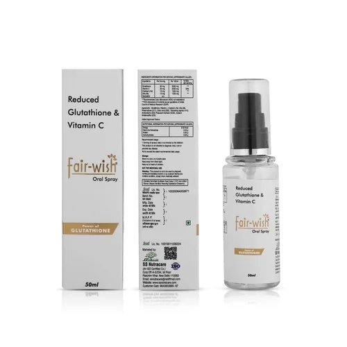 Fair Wish Glutathione Spray With Vitamin C (oral Spray) For Skin Whitening And Brightening