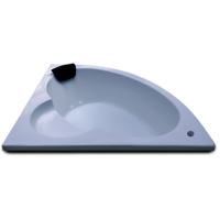 The Babe 4 ft Corner Fixed Bathtub