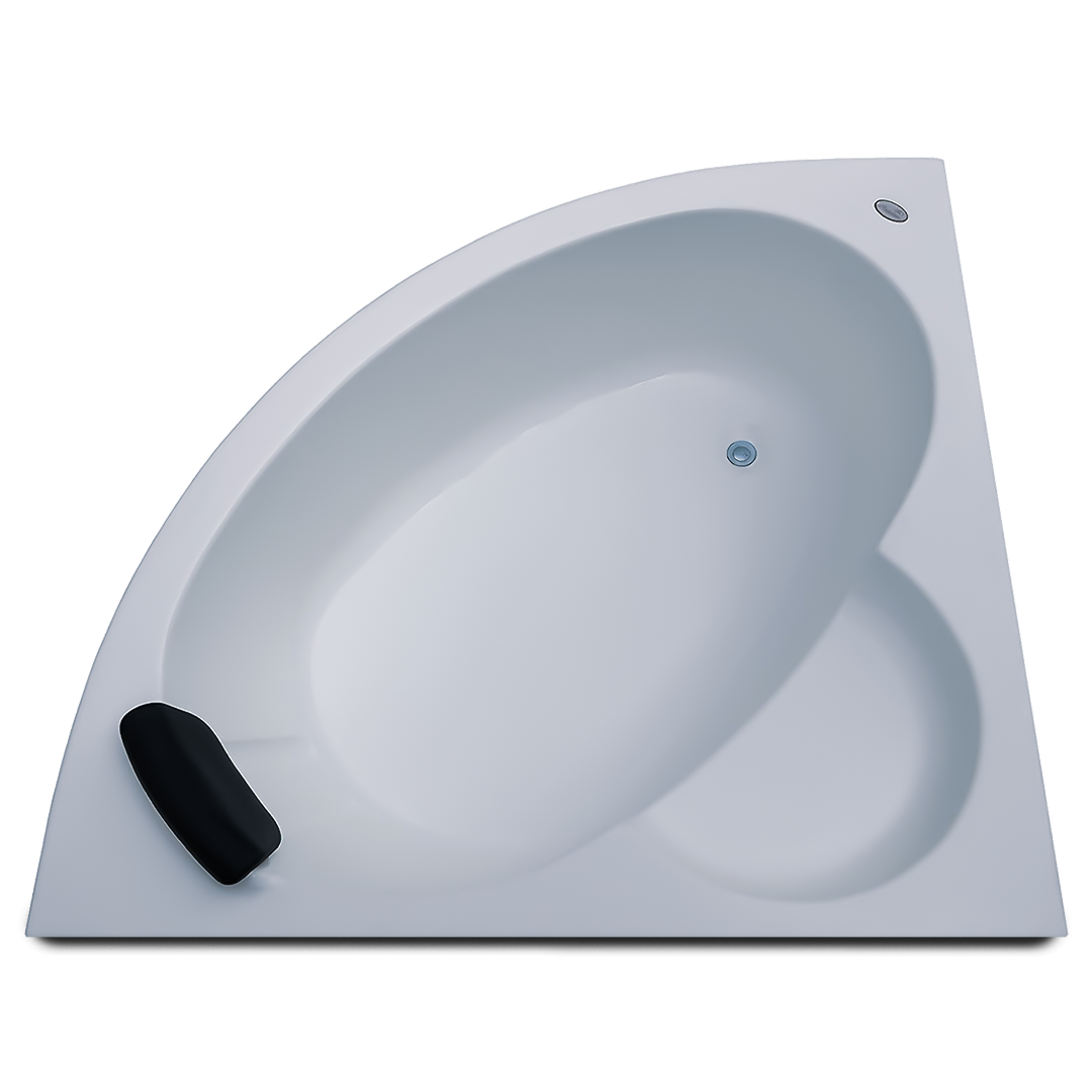 The Babe 4 ft Corner Fixed Bathtub