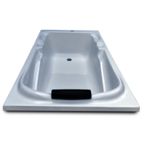 Euro 5.5 ft x 3 ft Fixed Bathtub