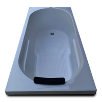 Divine 5.5 ft x 2.5 ft Fixed Bathtub