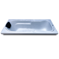 Rex 5.5 ft x 2.5 ft Fixed Bathtub